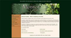 Desktop Screenshot of motmotstudios.com